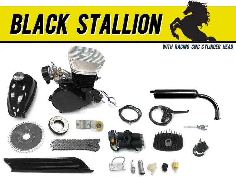 Black Stallion 66Cc/80Cc Bicycle Engine Kit 1
