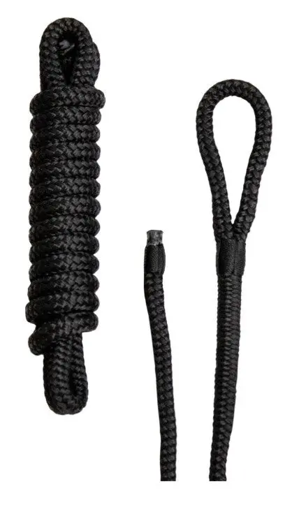 Braided Fender Lanyard Seago Black 1