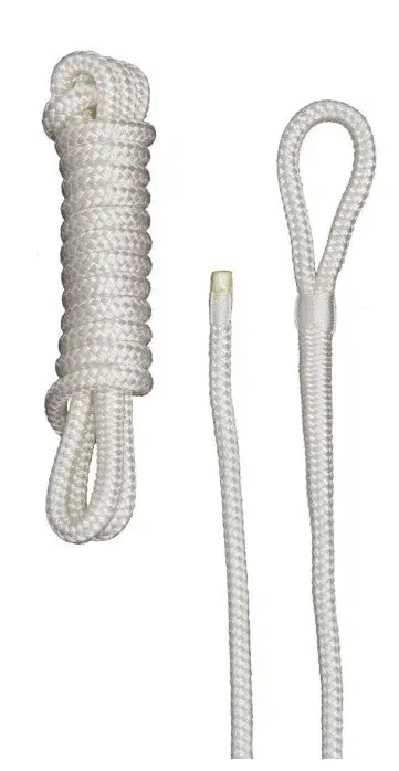 Braided Fender Lanyard Seago White 1