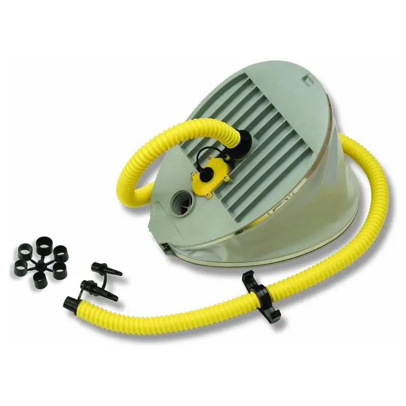 Bravo 9 Double Chamber Foot Pump - 6.5/1.5L For Inflatable Boats Kayaks And Canoes 1
