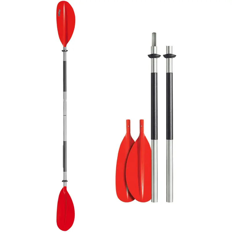 Bravo Four Piece Kayak Or Canoe Paddle 220Cm Aluminium Shaft 1