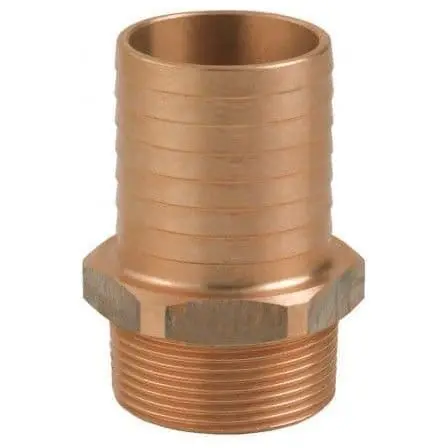 Bronze Male Bsp To Hose Tail Connector 1