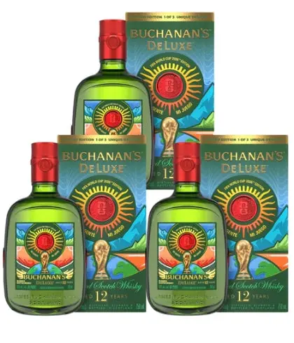 Buchanan's Deluxe Fifa World Cup Scotch 3 Pack (750Ml) 1