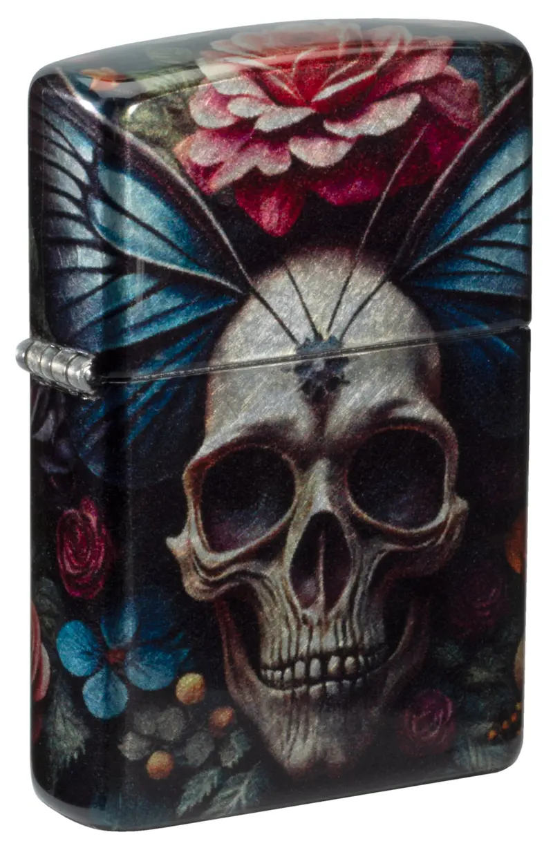 Butterfly Skull Design 1
