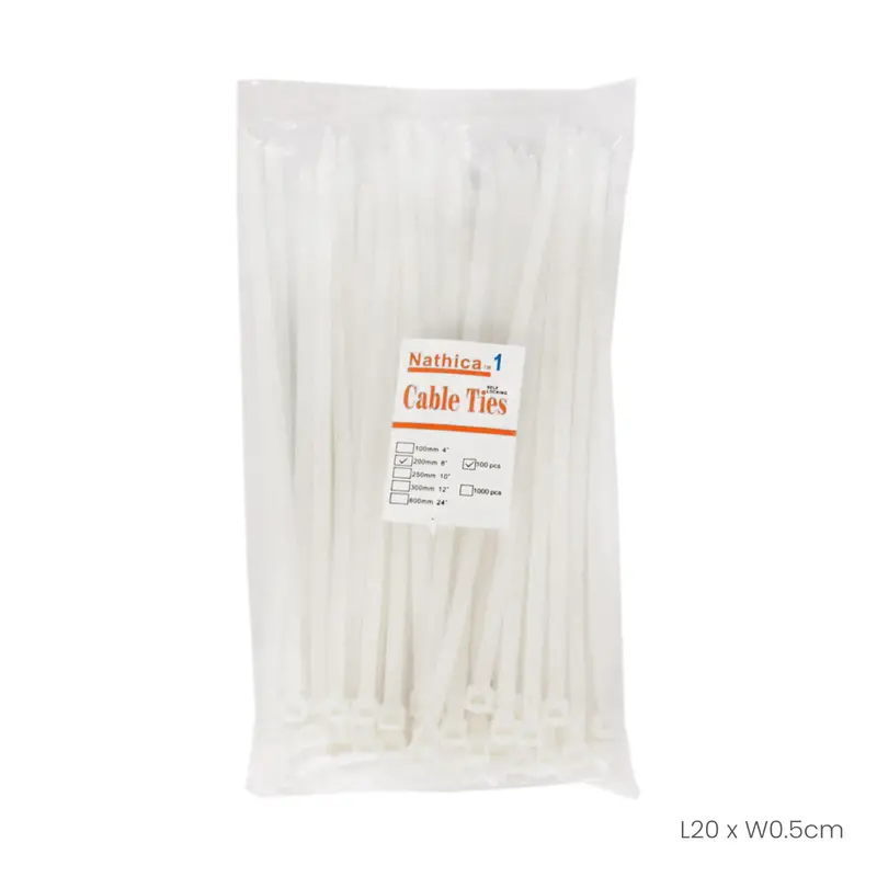 Cable Tie 5X200mm Black (Hfh5430b-Blk) 1