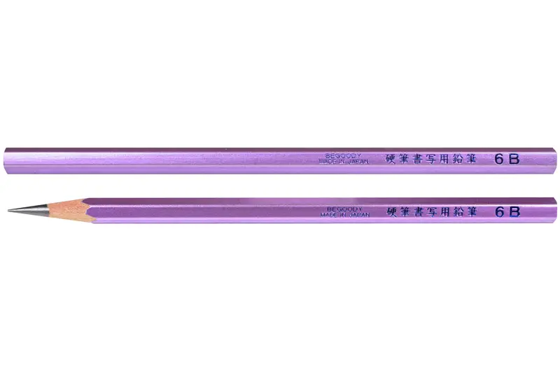 Calligraphy Pencil, 6B, Iridescent Violet 1