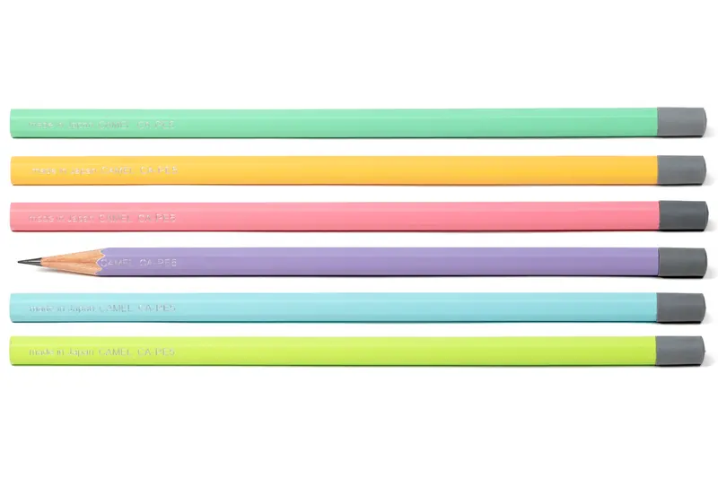 Camel Ca-Pe5 Pencils, Set Of 6, Assorted Colors 1