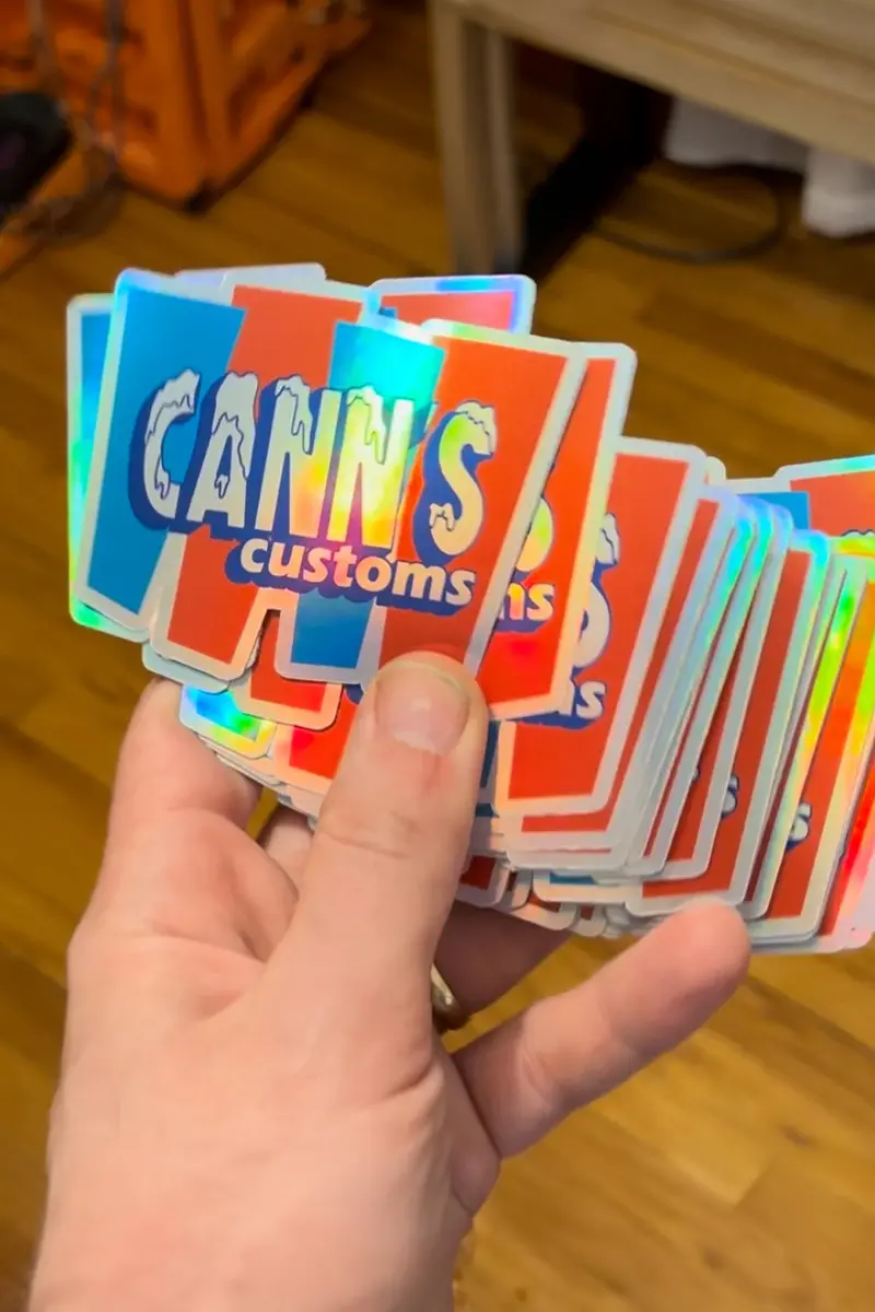 Cann's Custom Holographic Icee Cold Decal 3 Pack (Copy) 1