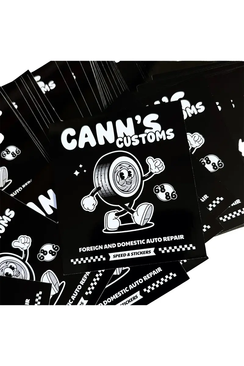 Cann's Custom Mascot Decal 1