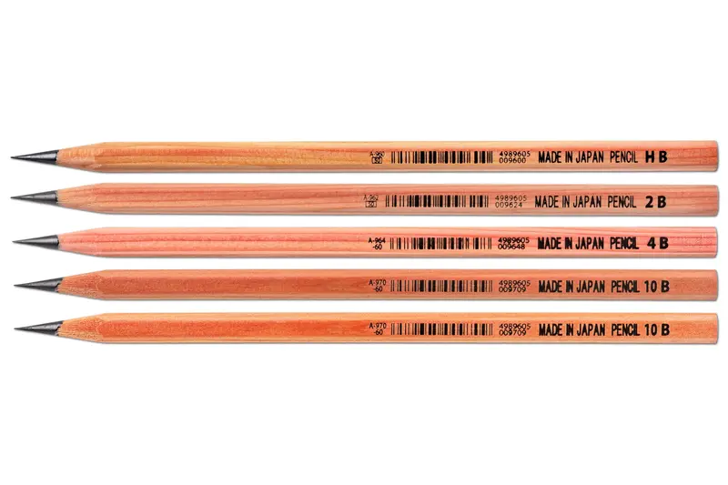 Cedar Calligraphy Pencils, Set Of 5 1