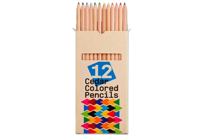 Cedar Colored Pencils, Set Of 12 1