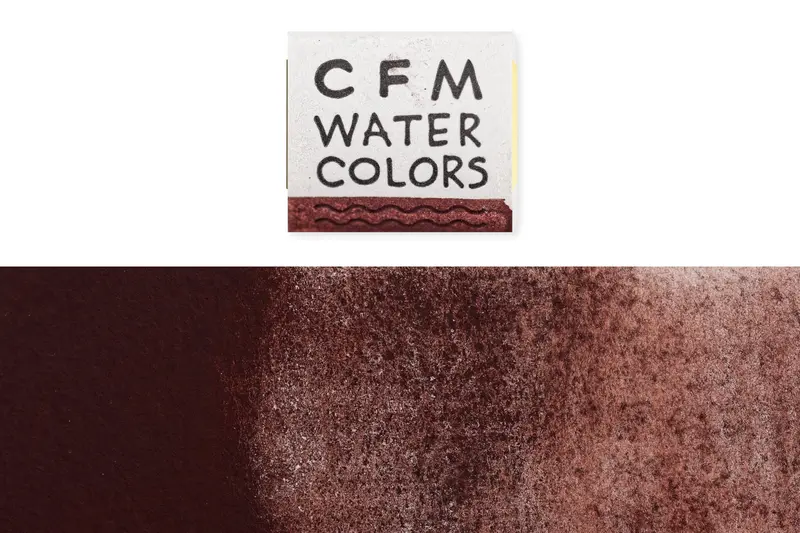 Cfm Watercolor Half Pan, Blue Ridge Violet Hematite 1