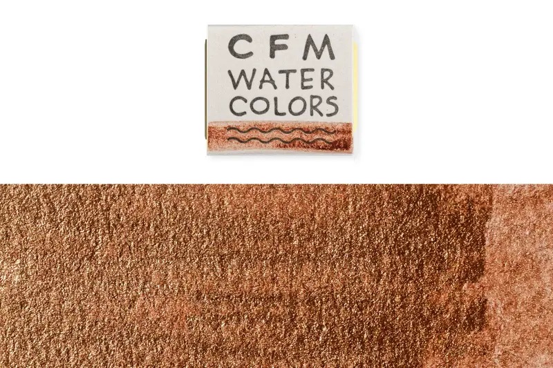 Cfm Watercolor Half Pan, Bronze 1