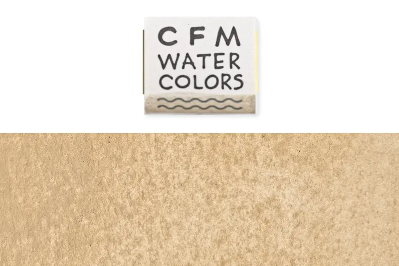 Cfm Watercolor Half Pan, Buff Titanium 1