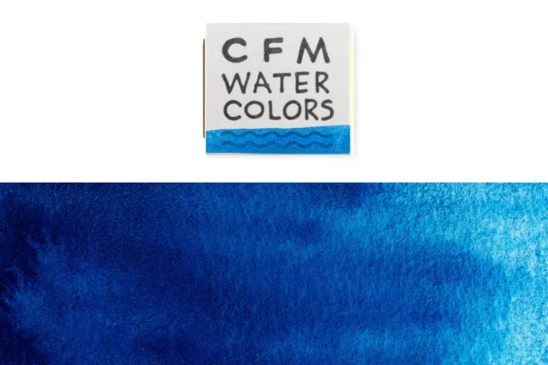 Cfm Watercolor Half Pan, Cerulean 1