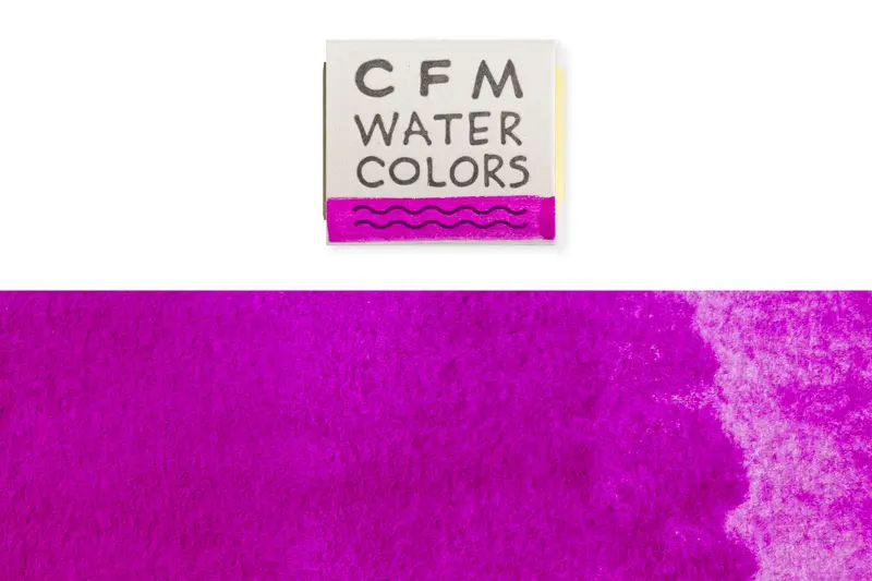 Cfm Watercolor Half Pan, Fluorescent Violet 1