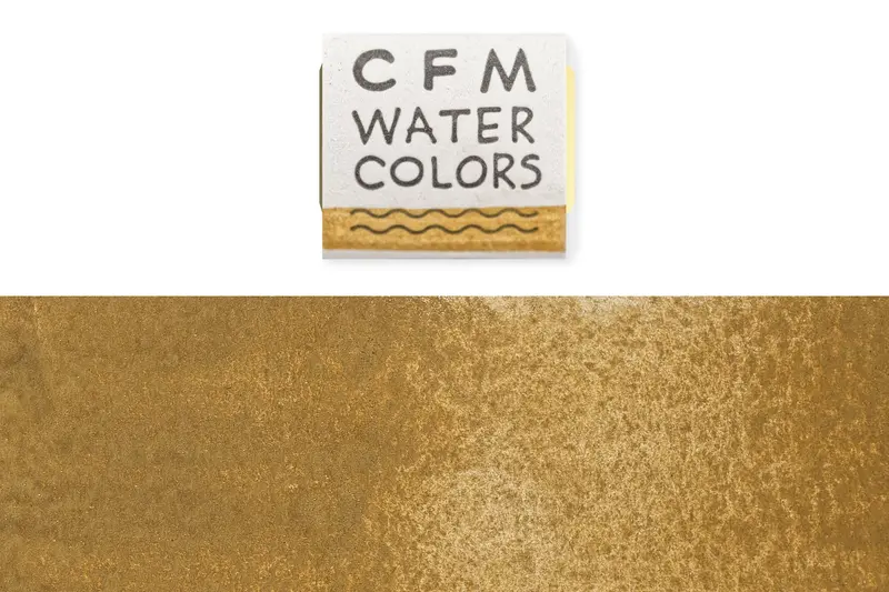Cfm Watercolor Half Pan, French Ochre Sahara 1