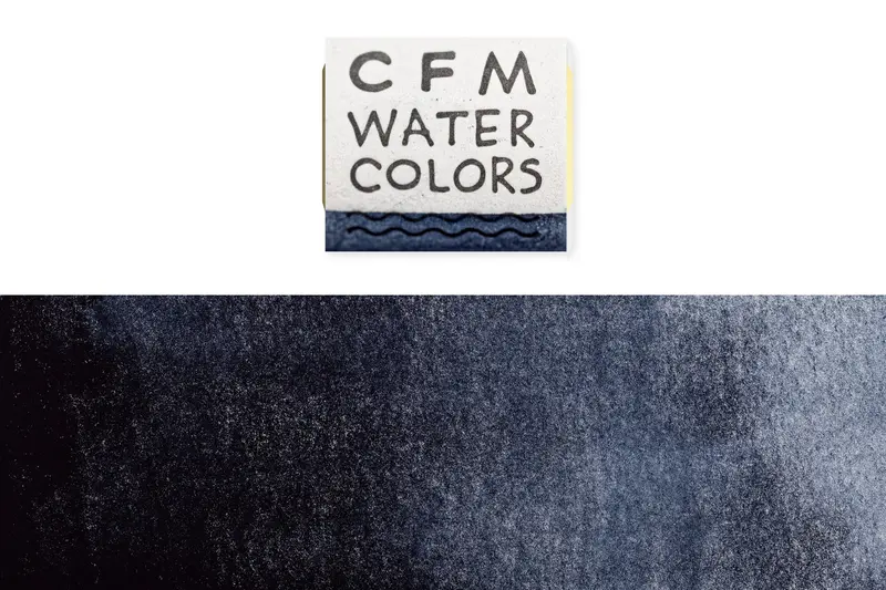 Cfm Watercolor Half Pan, Indigo 1