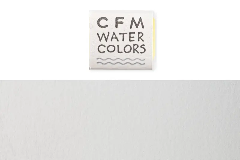 Cfm Watercolor Half Pan, Kremer White 1
