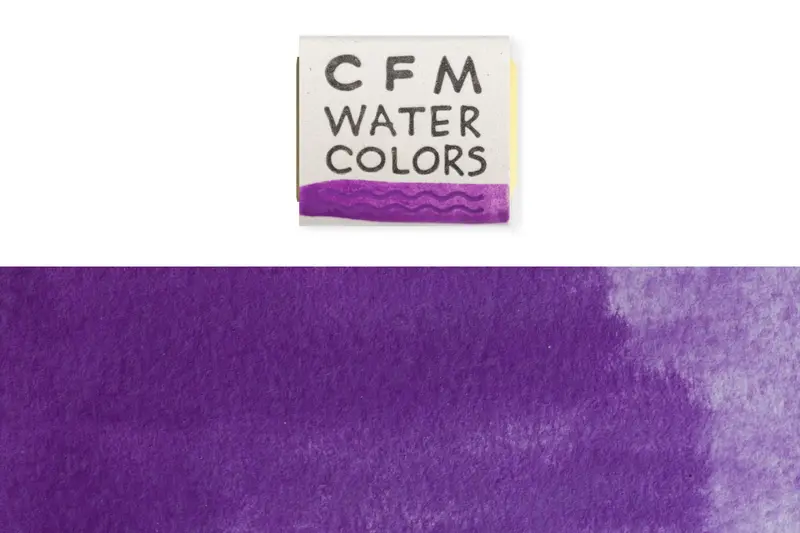 Cfm Watercolor Half Pan, Mineral Violet 1