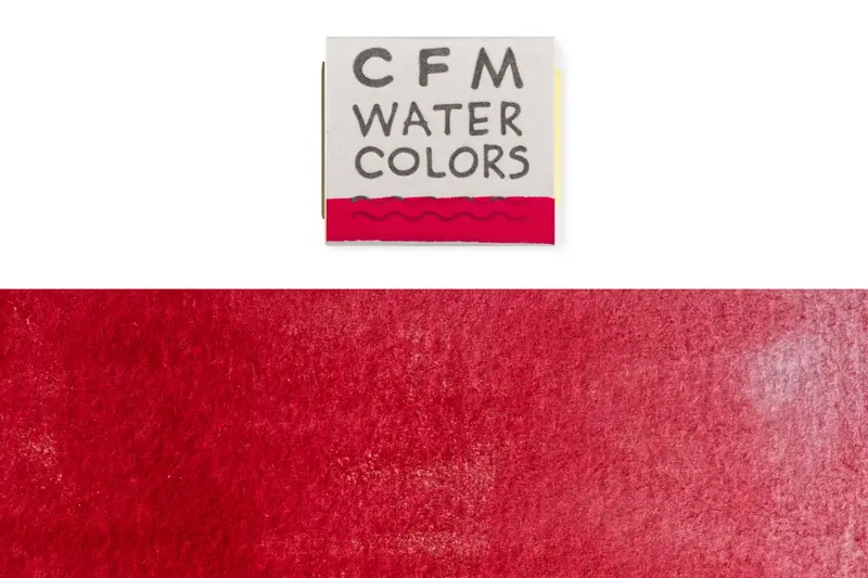 Cfm Watercolor Half Pan, Primary Red 1