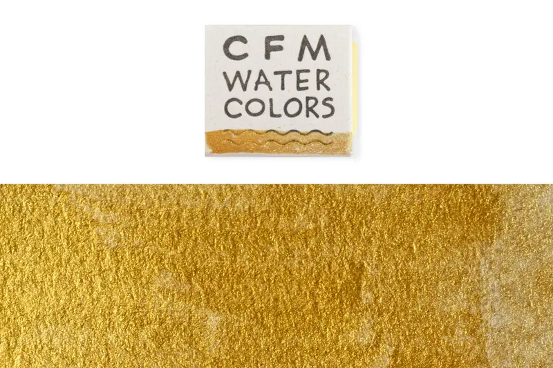 Cfm Watercolor Half Pan, Sun Gold 1