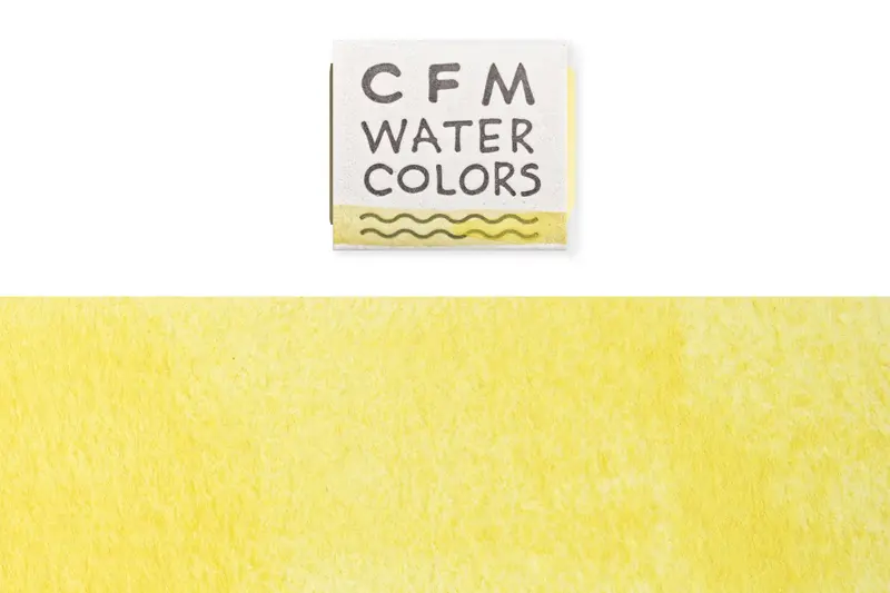 Cfm Watercolor Half Pan, Zircon Yellow 1
