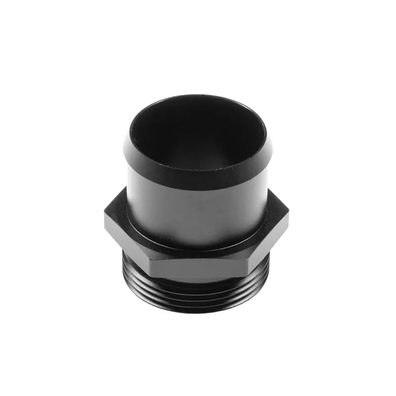 Chase Bays -20An Orb To 38Mm / 1.5" Push-On Hose Aluminum Adapter - Black 1