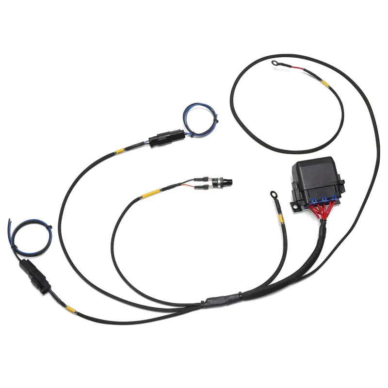 Chase Bays Dual Fan Relay Wiring Harness With 180º F Thermoswitch 1