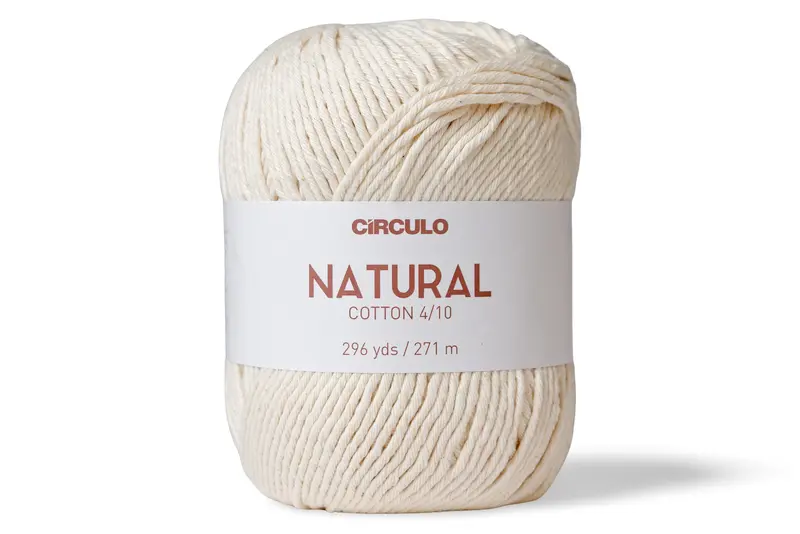 Circulo Natural Cotton 4/10 Yarn, Undyed 1