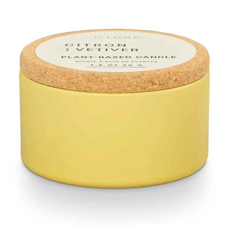 Citron And Vetiver Cork Tin Candle 1
