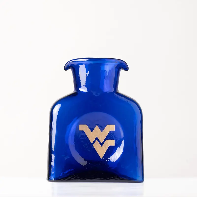 Collegiate 384 Water Bottle: West Virginia University, Flying Wv - Cobalt 1