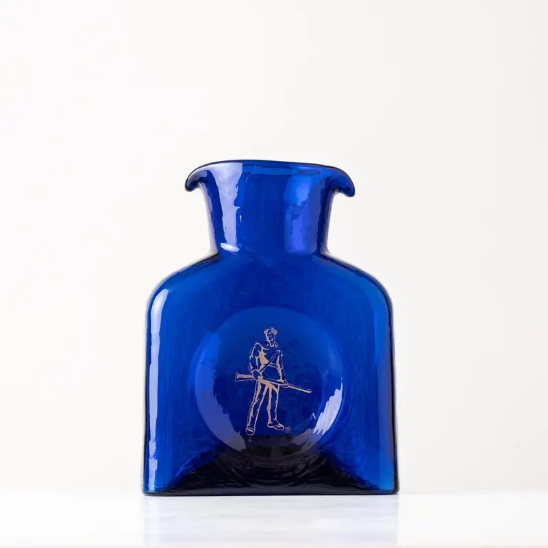 Collegiate 384 Water Bottle: West Virginia University, Mountaineer - Cobalt 1