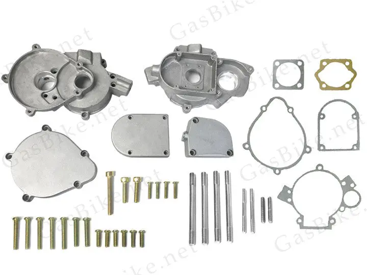 Complete Crankcase Body 66Cc/80Cc With Screws 80Cc Gas Motorized Bicycle 1