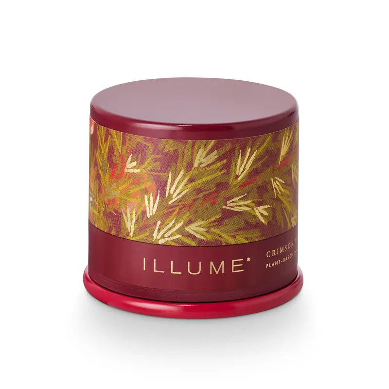 Crimson Woods Demi Vanity Tin Candle 1