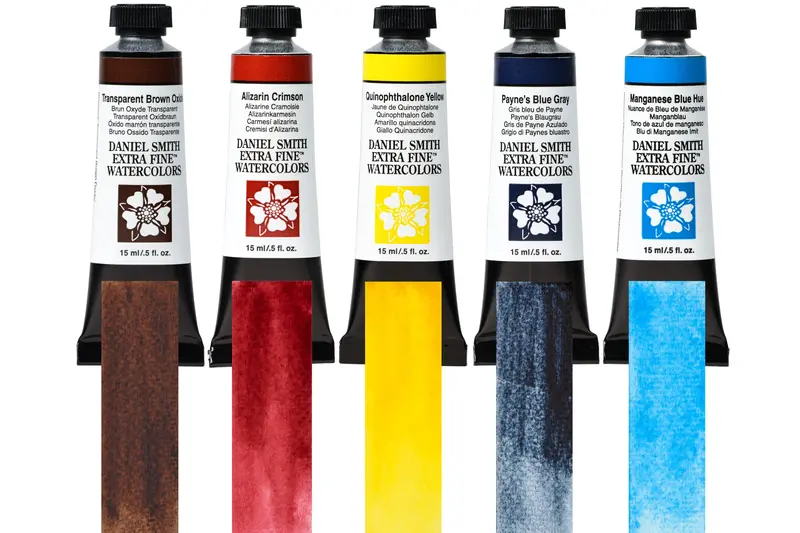 Daniel Smith Extra Fine Watercolor, Winter Colors Set Of 5 1