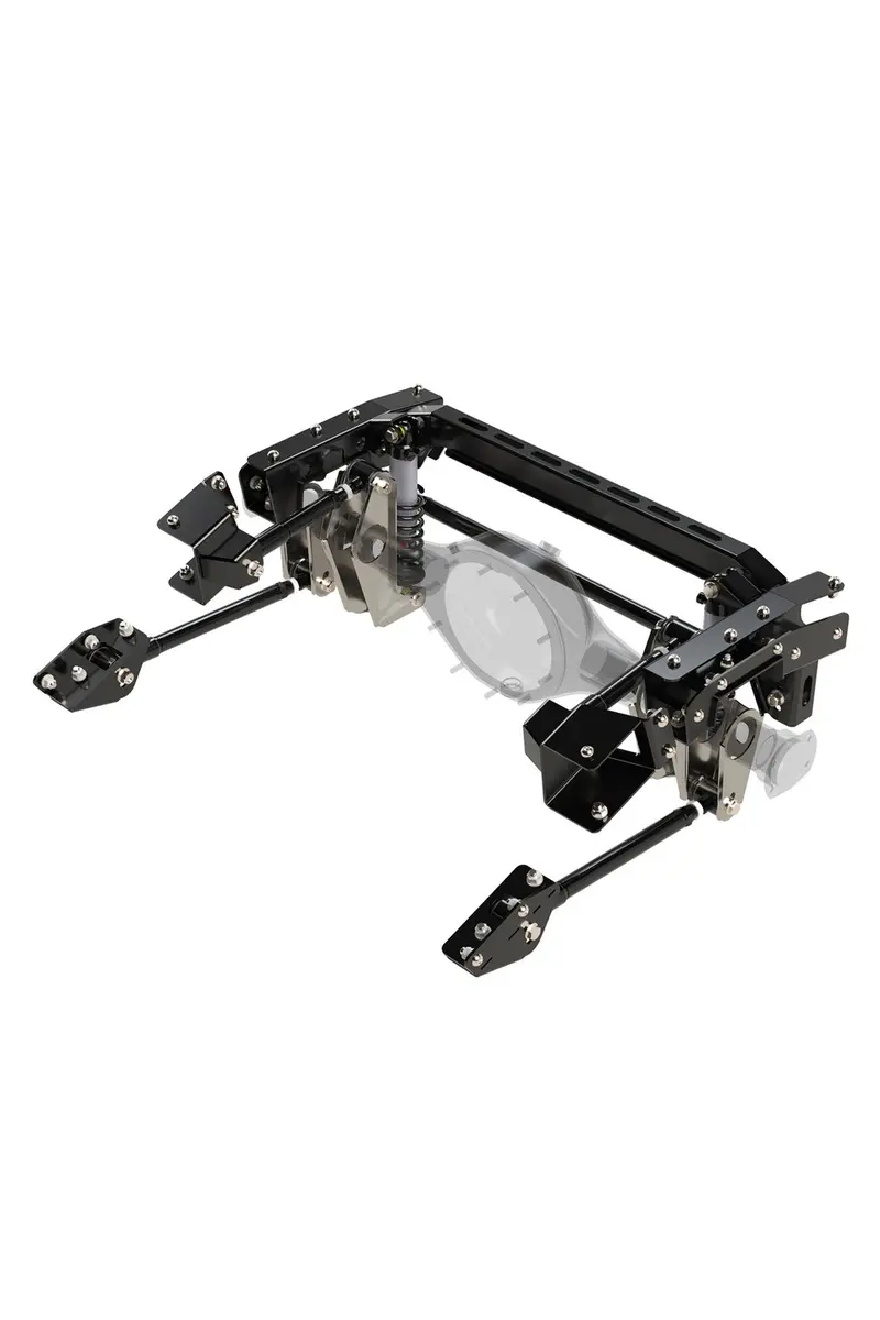 Detroit Speed Quadralink Rear Suspension Kit With Axle Brackets For 1982-2003 S10 S15 Sonoma 2Wd 1