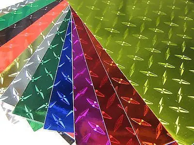 Diamond Plate Sign Vinyl, Choose Your Color And Size,   12" And 24" Wide Roll 1