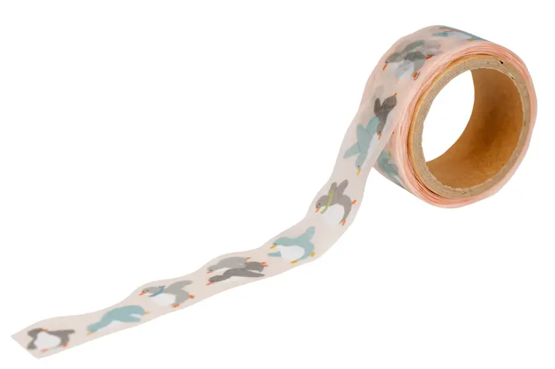 Die-Cut Washi Tape, Penguins 1