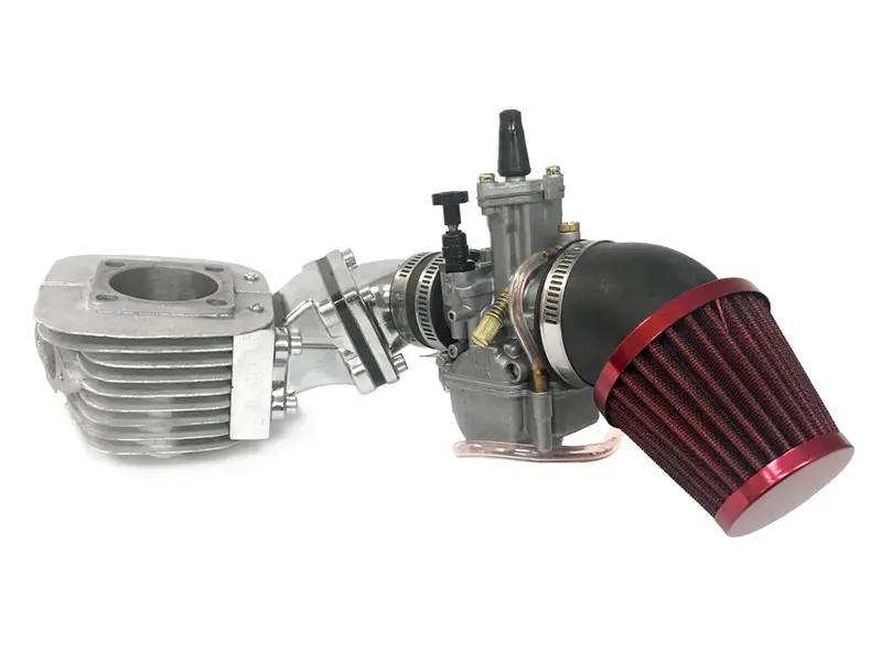 Dio Reed Valve Zeda Racing Cylinder And Carburetor Assembly - 66Cc/80Cc Gas Motorized Bike 1