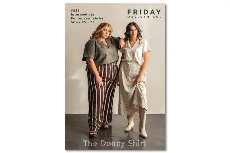 Donny Shirt Sewing Pattern 1