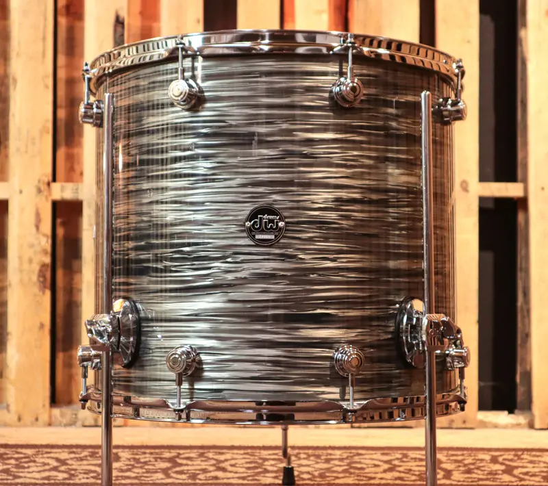 Dw Performance Pewter Oyster Floor Tom - 16X18 1