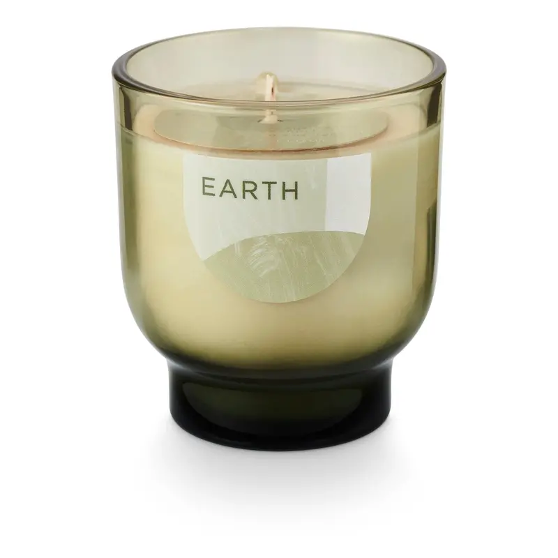 Earth Element Glass Candle 1