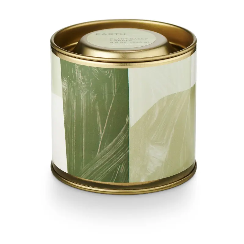 Earth Element Tin Candle 1