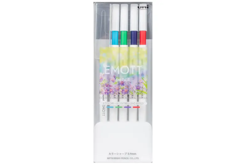 Emott Mechanical Colored Pencils, Botanical Colors Set 1