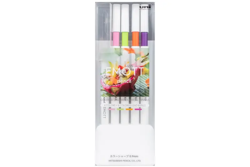 Emott Mechanical Colored Pencils, Tropical Colors Set 1