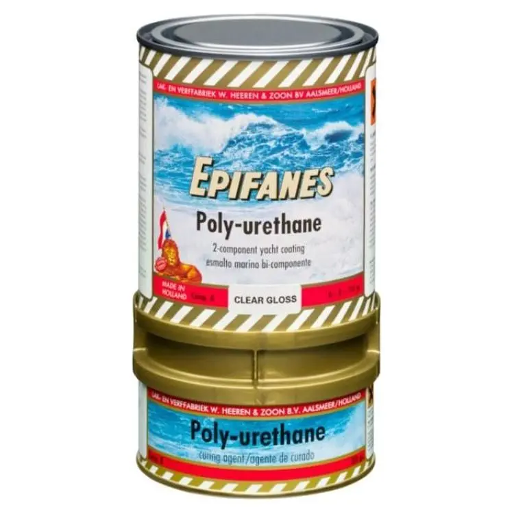 Epifanes Polyurethane 2-Part Gloss Varnish 750Ml Clear 1