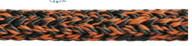 Evo Breeze Polyester Cover Rope Orange 4Mm Continuous Lines 1