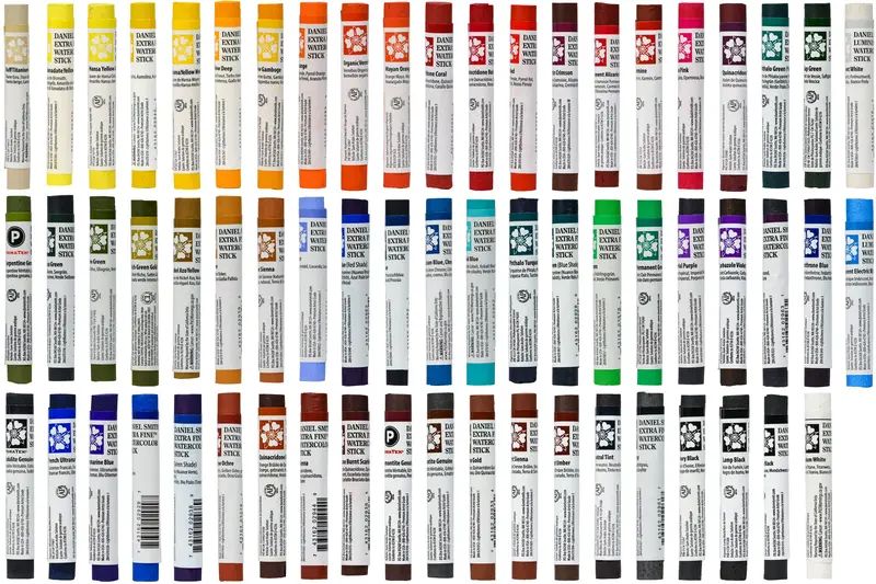 Extra Fine Watercolor Sticks, Full Set Of 62 Colors 1