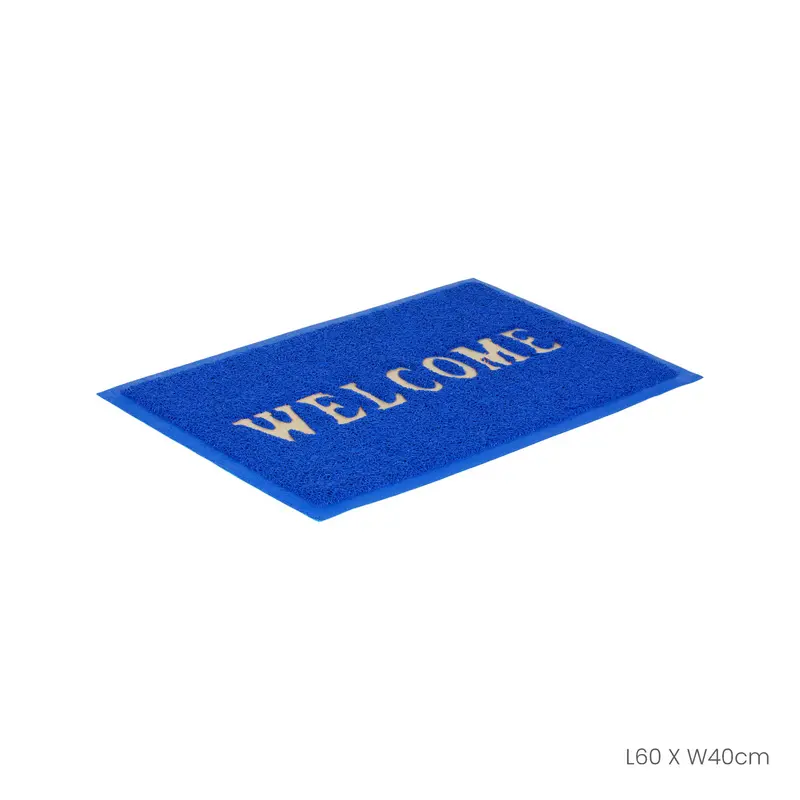 Floor Mat 40X60cm Welcome 3A Blue (Hfh7052-Blu) 1